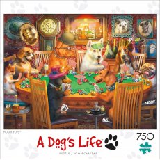 Buffalo - 750 darabos - Dog's Life: Poker Pups (268)