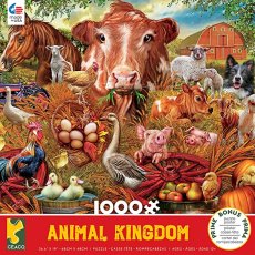 Ceaco - 1000 darabos - 310185 - Animal Kingdom - Farm (350)
