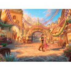 Ceaco - 750 darabos - 291798 - Thomas Kinkade-Rapunzel Dancing in the Sunlit Courtyard (361)