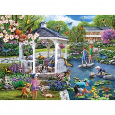 Bits and Pieces - 1000 darabos - Gazebo gardens (151)