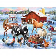 Bits and Pieces - 1000 darabos - Snowy Farmyard Fun (374)