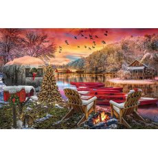 Sunsout - 1000 darabos - 30141 - Christmas Eve Camping (C55)