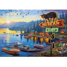 Buffalo - 500 darabos - Darrell Bush: Big Bear Lodge (253)