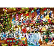 Ravensburger - 1000 darabos - 16772 - Disney Christmas Snowglobes (A34)