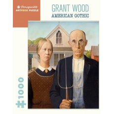 Pomegranate Puzzle - 1000 darabos - AA1081 - Grant Wood - American Gothic (482)
