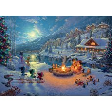 Ceaco - 1000 darabos - 332941 - Mickey and Minnie Christmas Lodge (709)
