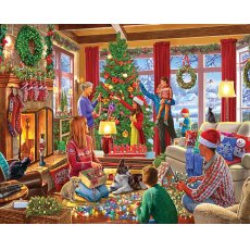 White Mountain - 1000 darabos - 1527 - Decorating The Tree (571)