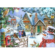 House of puzzles - 1000 darabos - Snowman's view (82)