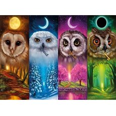 NOVA - 1000 darabos - 41105 - Four Season Owls (837)