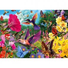 Corner piece - 500 darabos - Humminbirds and Butterflies (D17)