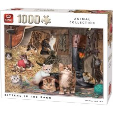 King - 1000 darabos - 5700 - Kittens in the Barn (560)