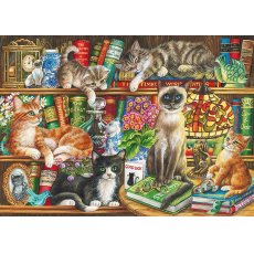 Gibsons - 1000 darabos - G6147 - Puss in Books (450)