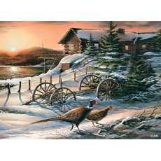 Buffalo - 1000 darabos -Terry Redlin: Peaceful evening pheasants (530)