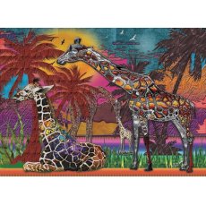 Jacarou - 1000 darabos - 6781 - Rainbow Giraffes (E25)