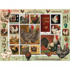 Bits and Pieces - 1000 darabos - 41796 - Fancy Rooster Quilt (539)