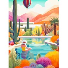 Cross and Glory - 1000 darabos - Blossoming Desert - Poolside Paradise (D1124)