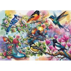 Jacarou - 1000 darabos - Lovely Feathered Beauties (J93)